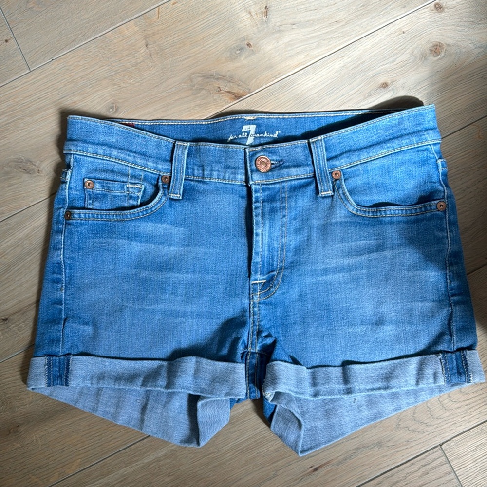 7 For All Mankind Jean Shorts